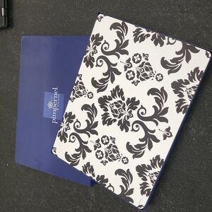 NWT Pimpernel Placemat Set - B&W Damask